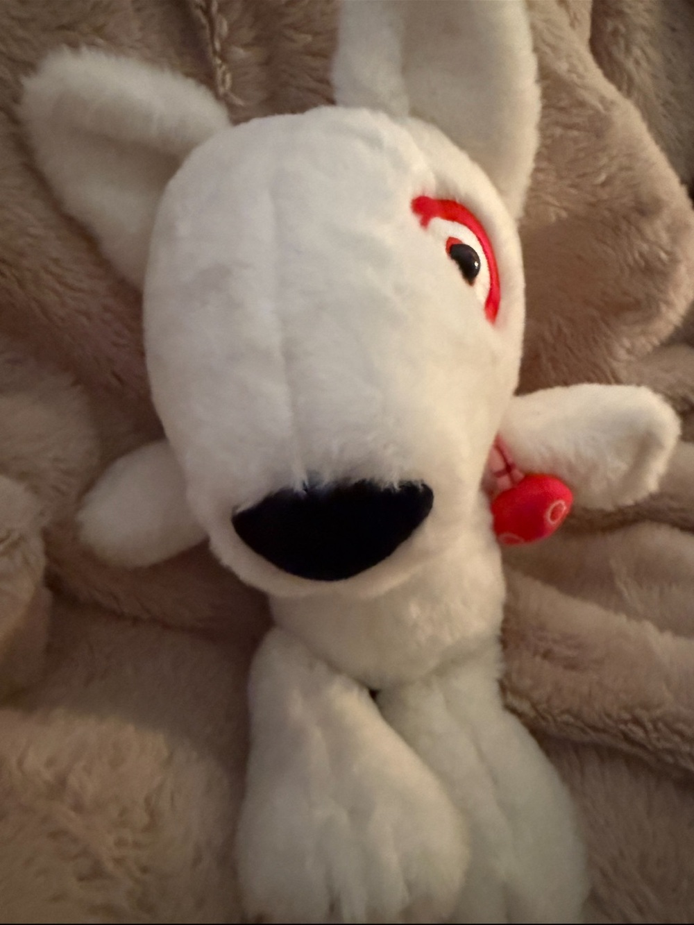 Target bullseye dog stuffed animal